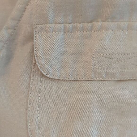 Liz Claiborne Vintage women's tan utility sport nylon vest‎ size small - Picture 4 of 7